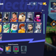 Multiversus' character unlock screen, which includes: Shaggy, Wonder Woman, Batman, Tasmanian Devil, Iron Giant, Bugs Bunny, Arya Stark, Velma, Jake, Tom and Jerry, Steven Universe, Garnet, Harley Quinn and more.